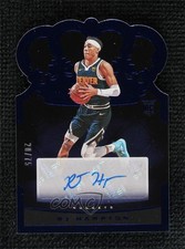 2020-21 Panini Crown Royale Rookie Blue 20/75 RJ Hampton #RCA-RJH Auto 14mf