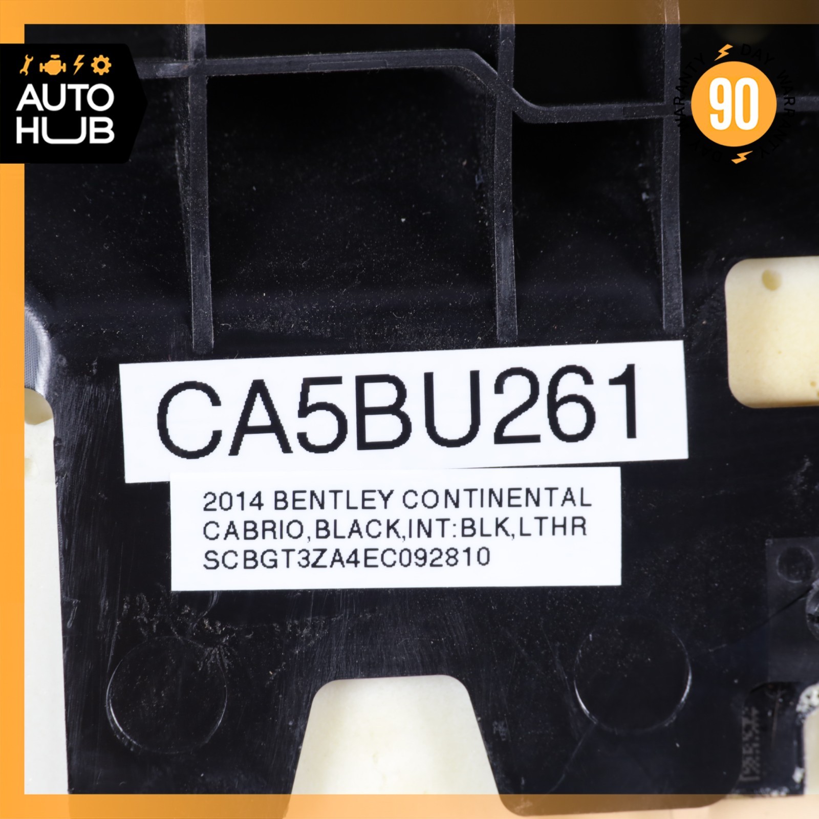 13-18 Bentley Continental GTC GT Front Left Side Lower Seat Cushion OEM 32K