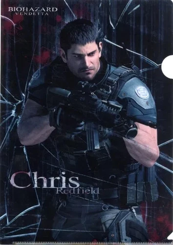 Adult Collectible Resident Evil Vendetta Chris Redfield A4 Clear File Collectibl