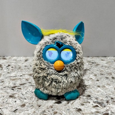 Furby Boom Rain Cloud 2012 Hasbro Grey and Teal Blue Interactive Talking WORKS!