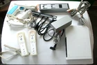"Wii RVL-001 Console Bundle W/ Controllers, Cables, Accessories"  VG / Free Ship