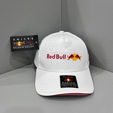 ORACLE Red Bull Racing Men's White Casual Baseball Cap Adjustable Hat