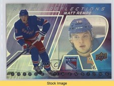 2024-25 Upper Deck Extended Series Rookie Reflections Matt Rempe #RR-30 READ z6b