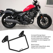 ⁺Left Motorcycle Side Saddle Bag Support Rack High Strength Side Luggage Carrier