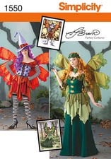 Simplicity 1550 Fairy Costume Dress Hat Pattern Sizes 6-14