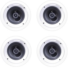 Klipsch R-1650-C In-Ceiling Speaker - White 4-Pack