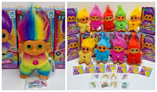 Happy Haul Trolls Good Lucky Rainbow Open Box Vinyl Plush Keychain-YOU CHOOSE