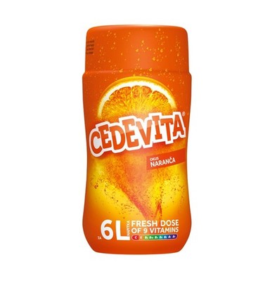 (11,85 EUR/kg) Cedevita Naranca Orangen Brausepulver Getränk Dose 455g Kroatien