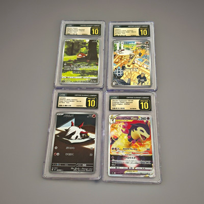 CGC Pristine 10 4x Japanisch/Japanese Pokémon Karten