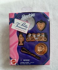 Barbie Special Collection 1997 Vintage Cookware Set Copper Color Playset
