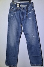 Levi  s 501  90s Jeans NWT Women  s 27x30 Mid Rise Straight Leg 100 Cotton Blue