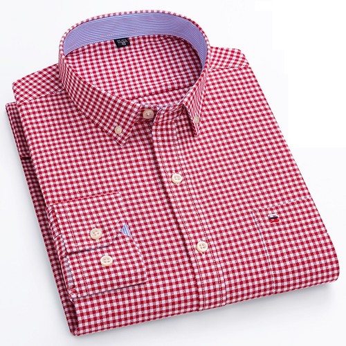 Mens Oxford Shirts Formal Business Long Sleeves Cotton Casual Dress Shirts Tops - Picture 15 of 48