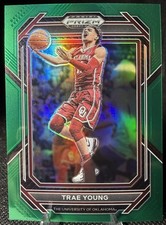 Trae Young 2023 Panini Prizm Draft Picks #54 Oklahoma Sooners NBA Green
