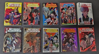 My Hero Academia,Manga Series Vol. 1-10, English, Viz Media Paperback