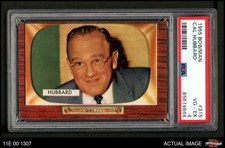 1955 Bowman #315 Cal Hubbard RC UMPIRE HOF PSA 4 - VG/EX