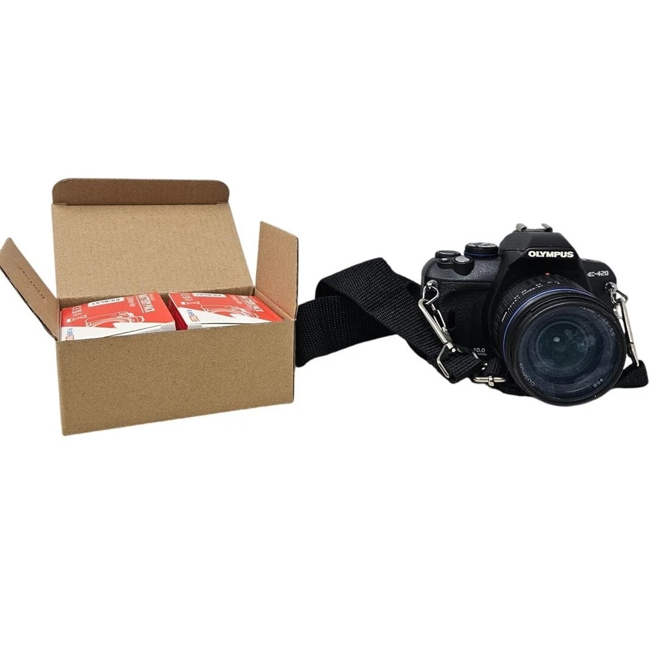 奥林巴斯 E-420 带数码相机 带 Zuiko 14-42 毫米镜头 已测试 2 块电池 — 第 2/4 张图片