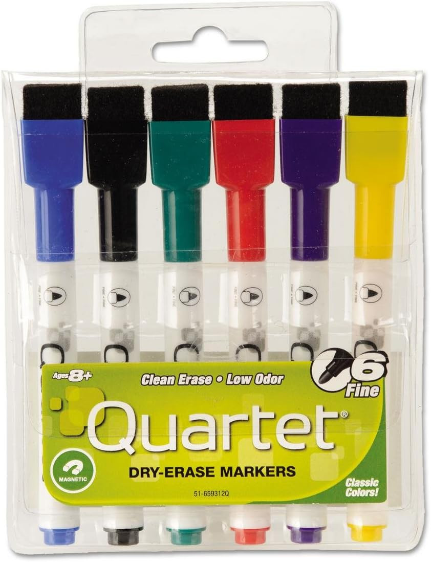 Quartet Dry Erase Markers, Whiteboard Markers, Fine Tip, Rew