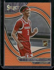 2021 Panini Chronicles Draft Picks #291 Ziaire Williams Orange