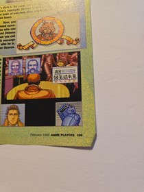 ​ULTRA RARE GRAIL! 1995 Snatcher Sega CD 6-Page Strategy Guide Intact Glue
