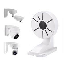 Security Camera Mount Bracket, ABS Indoor Outdoor Wall Mount L-Type Bracket f...