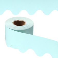 Bulletin Board Border, 65.5 Feet Poster Chalkboard Cork, Lake Blue