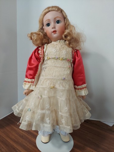Tête poupée BRU JNE 7 porcelaine peinte main-REPRODUCTION