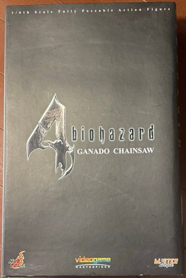 Hot Toys VGM05 Ganado Chainsaw 1/6 Figur Biohazard 4 gebraucht ungeöffnet