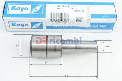 KOYO Water Pump Support Bearing For Automotive 885471C 16x30x85/40
