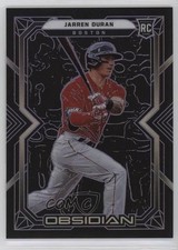 2022 Panini Chronicles Obsidian Electric Etch Purple 57/99 Jarren Duran #6 wh2