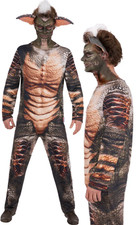Gremlins Stripe Costume Ears Adults Scary Official Gremlin Fancy Dress Outfit