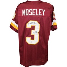 Mark Moseley Autographed Pro Style XL Red Jersey 82 MVP Beckett Witness 54291