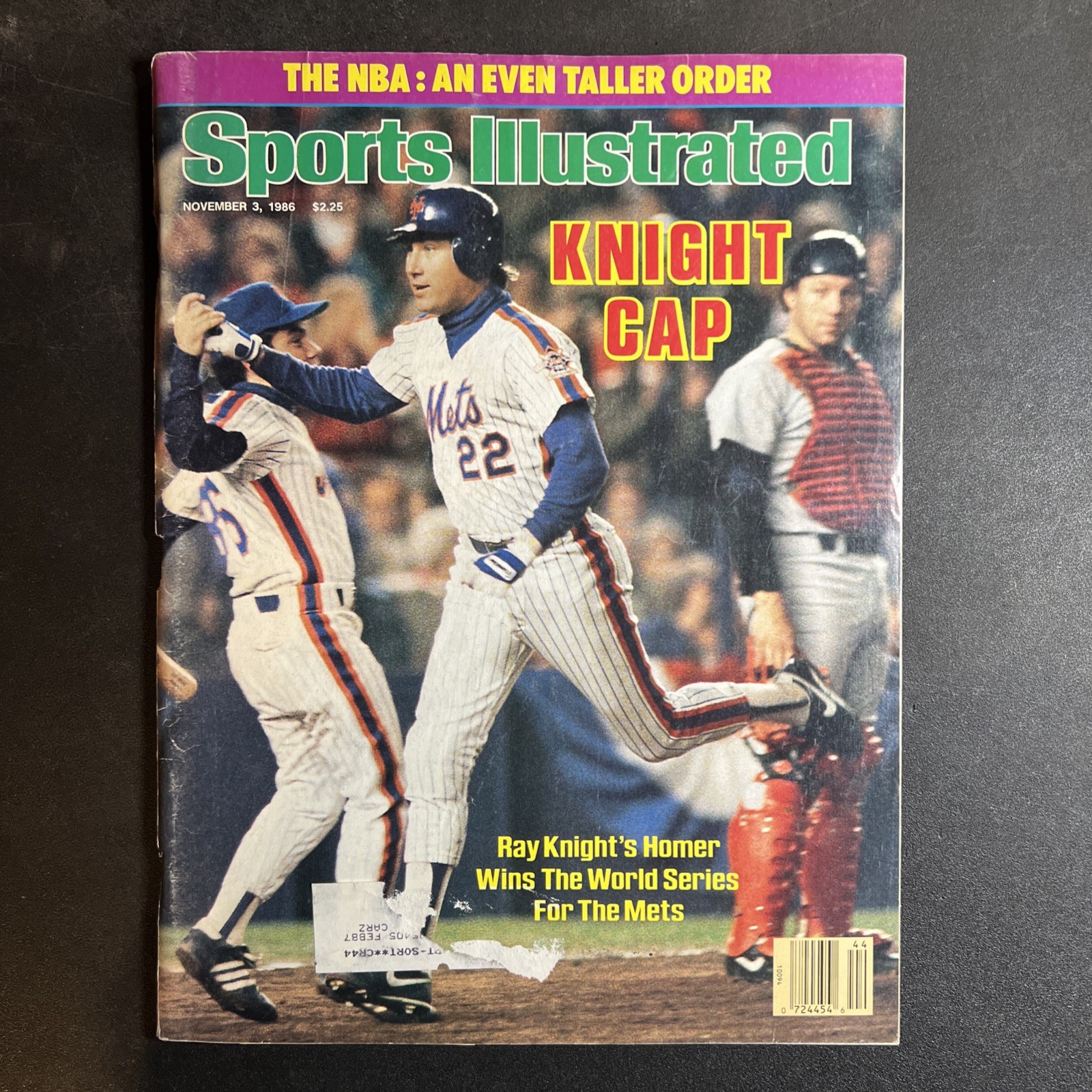 Vintage SPORTS ILLUSTRATED Magazine 11/3/86 KNIGHT CAP Ray Knight World Series