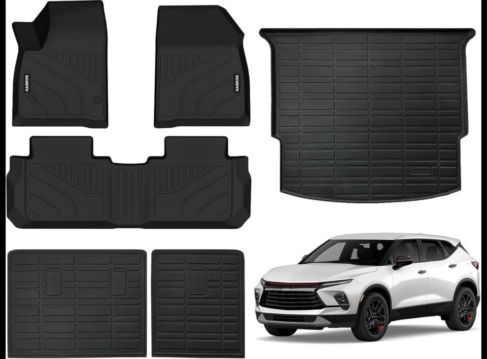 Alfombrillas forro de carga para todo tipo de clima para Chevrolet Chevy Blazer 2025 2024-2019  Foto 2 de 3