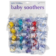 Little Wonders 25 Individually Wrapped Soothers Natural Rubber, Steriliser Safe