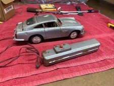 1960S Aston Martin 007   James Bond  Battery Powered Japan Tin Toy