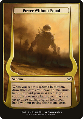 Power Without Equal Archenemy: Nicol Bolas NM Common MAGIC