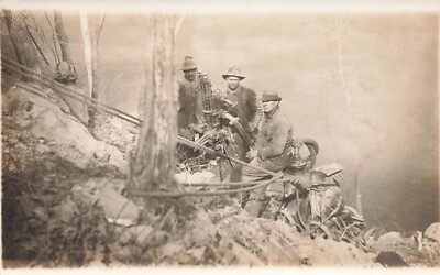 LP60 Miners Yukon Territory Klondike Gold Rush Original Mining RPPC Postcard