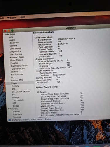 Apple MacBook 13 in 2009 White/Intel Core 2 Duo 2.26 GHz, 160 GB 8GB RAM - Picture 3 of 6