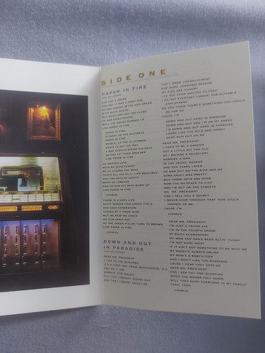 John Cougar Mellencamp Lonesome Jubilee Inlay / U-Card Only - NO Cassette Tape - Picture 4 of 7