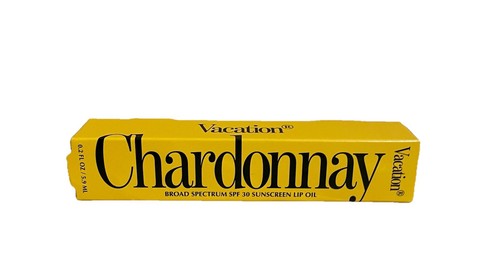 Vacation Chardonnay * LSF 30 Sonnenschutz Lippenöl * 5,9 ML * 0,2 flüssige Unzen