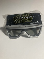 Star Wars Force Awakens Rare 3D Real d Glasses New Sealed Phasma