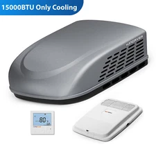 15000 BTU Cooling RV Air Conditioner Non-Ducted Rooftop AC Unit for RV 110-120V