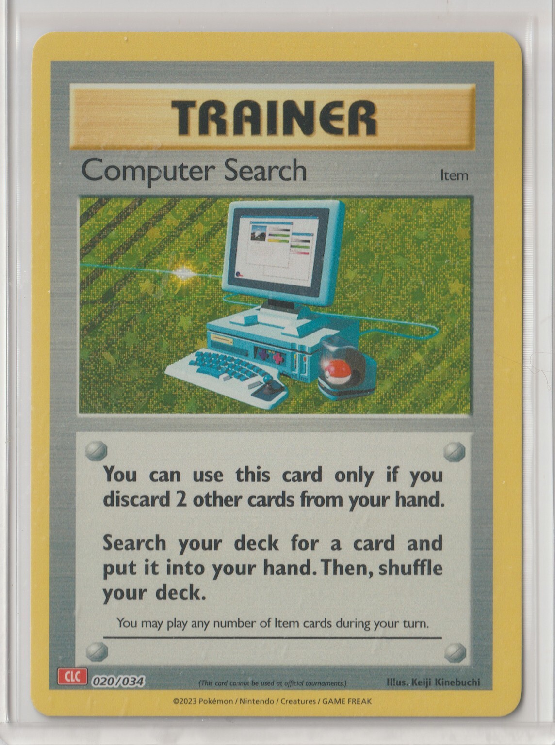 Pokémon TCG Classic: Charizard Deck COMPUTER SEARCH 20/34 MINT Never Played HOLO