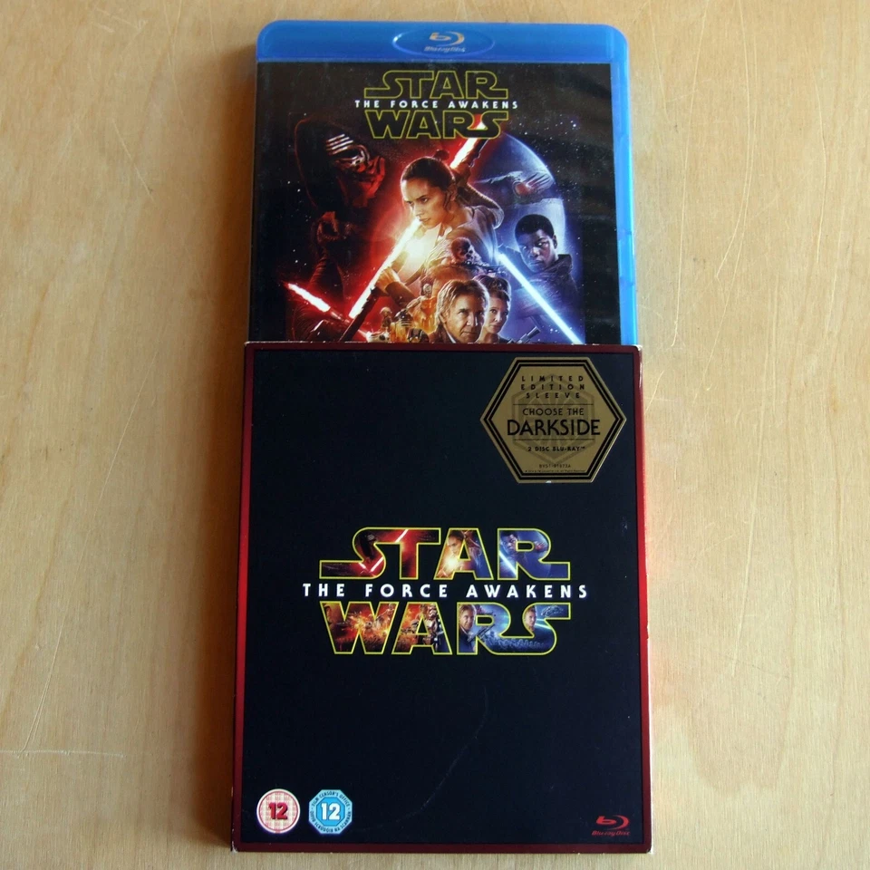 Star Wars The Force Awakens Episode VII Blu-ray all regions ABC Dark Side Sleeve - Image 3 of 4