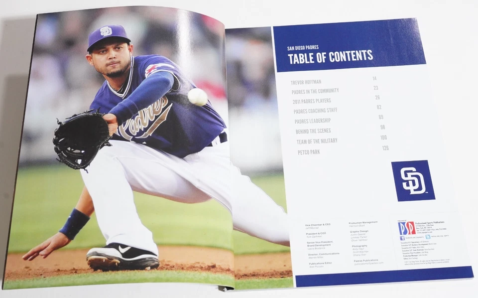 2011 Padres Team 13x Signed Yearbook PSA/DNA w Mat Latos Will Venable Heath Bell - Image 3 of 4