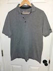 Under Armour UA Heat Gear Polo Shirt Men's L Gray Golfer Logo S/S-EUC