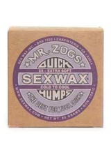 Mr Zoggs Sexwax Quick Humps Extra Soft Surfboard Wax Purple Cold To Cool