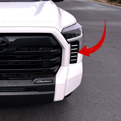 For Toyota Tundra Front Grill Intake Rib White DECALS Vinyl 2022-2026