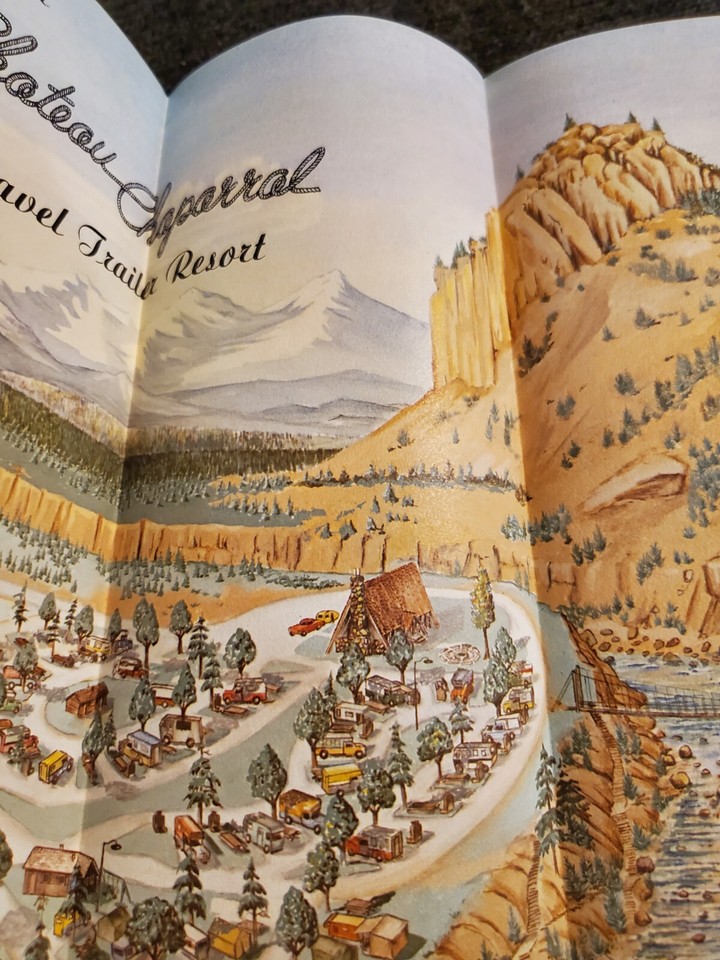 COLORADO CHATEAU CHAPARRAL 1960's Brochure Trailer NATHROP Camping