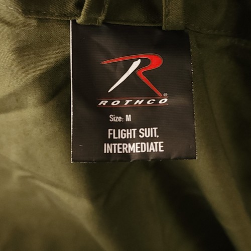 NWT Rothco Mens Flightsuit Size M Olive Green Tactical Outdoor Coverall - Picture 15 of 15